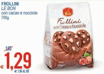 MD Discount Le Bon Frollini Con Cacao E Nocciole 700 G(ml) offerta