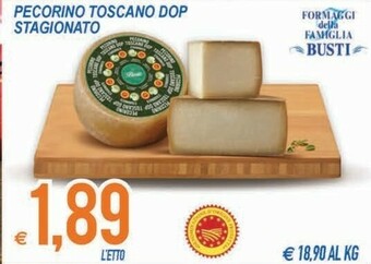 Pecorino Toscano Dop Stagionato