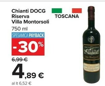 Carrefour Villa Montorsoli - Chianti 750 G(ml) offerta