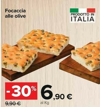 Carrefour Focaccia Alle Olive offerta