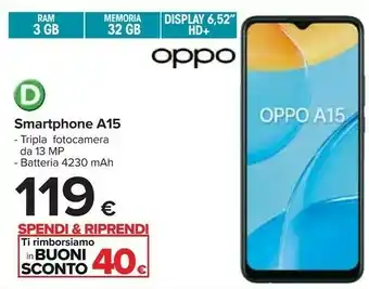 Carrefour Oppo Smartphone android offerta