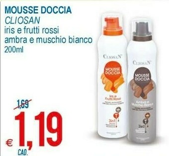 MD Discount Cliosan Mousse Doccia offerta