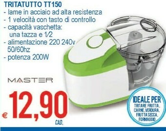 MD Discount Master TT150 Frullatore Frullatore Da Tavolo Verde 200 W offerta