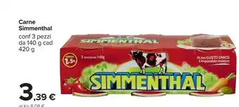 Carrefour Simmenthal Carne offerta