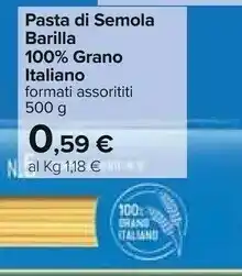 Carrefour Barilla Pasta offerta