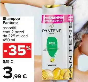 Carrefour Pantene Shampoo offerta