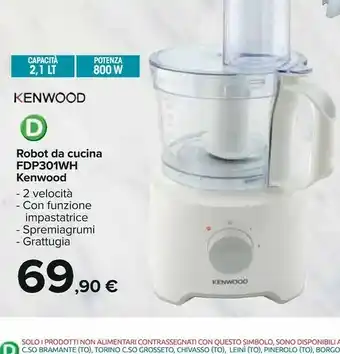 Carrefour Kenwood Robot da cucina offerta