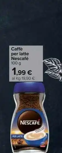 Carrefour Nescafé Caffe Per Latte offerta
