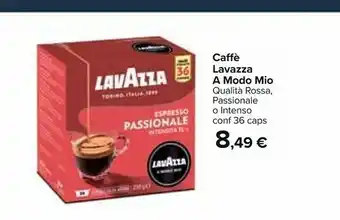 Carrefour Lavazza Caffe A Modo Mio Qualita Rossa offerta