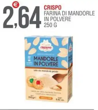 Caramico CRISPO FARINA DI MANDORLE IN POLVERE 250 G offerta