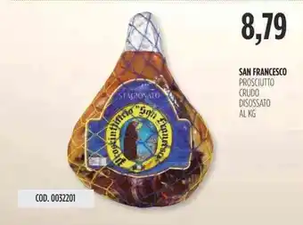 Carico Cash & Carry SAN FRANCESCO PROSCIUTTO CRUDO DISOSSATO AL KG offerta