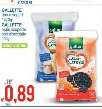 MD Discount Gullon Gallette Riso E Yogurt offerta