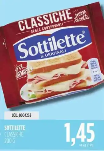 Carico Cash & Carry SOTTILETTE CLASSICHE 200 G offerta