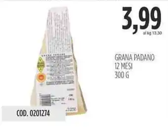 Carico Cash & Carry GRANA PADANO 12 MESI 300 G offerta