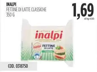 INALPI FETTINE DI LATTE CLASSICHE 350 g