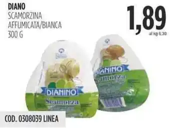 Carico Cash & Carry DIANO SCAMORZINA AFFUMICATA/BIANCA 300 G offerta