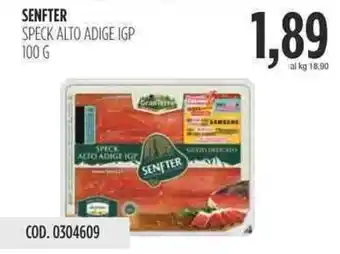 Carico Cash & Carry SENFTER SPECK ALTO ADIGE IGP offerta