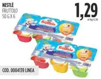 Carico Cash & Carry NESTLE FRUTTOLO 50 GX6 offerta