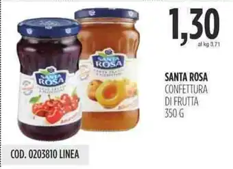 Carico Cash & Carry SANTA ROSA CONFETTURA DI FRUTTA 350 G offerta