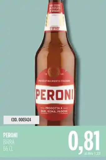 Carico Cash & Carry PERONI BIRRA 66 CL offerta