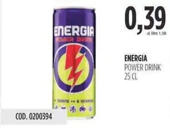 Carico Cash & Carry ENERGIA POWER DRINK 25 CL offerta