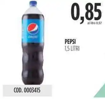 Carico Cash & Carry PEPSI 1,5 LITRI offerta