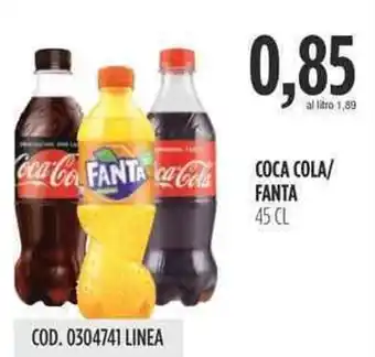 Carico Cash & Carry COCA COLA/ FANTA 45 CL offerta