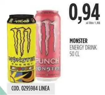 MONSTER ENERGY DRINK 50 CL