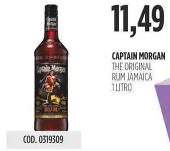 CAPTAIN MORGAN THE ORIGINAL RUM JAMAICA 1 LITRO