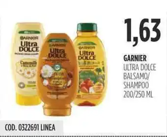 Carico Cash & Carry GARNIER ULTRA DOLCE BALSAMO/ SHAMPOO 200/250 ML offerta