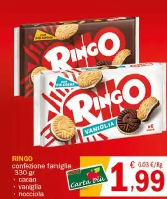 Crai RINGO confezione famiglia 330 gr offerta
