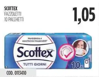 Carico Cash & Carry SCOTTEX FAZZOLETTI 10 PACCHETTI offerta