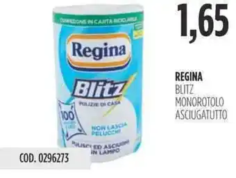 Carico Cash & Carry REGINA BLITZ MONOROTOLO ASCIUGATUTTO offerta