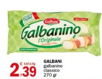 Crai GALBANI galbanino classico 270 gr offerta