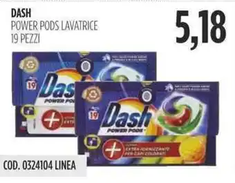 DASH POWER PODS LAVATRICE 19 PEZZI