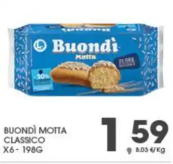 Eurospar BUONDÌ MOTTA CLASSICO X6-198G offerta