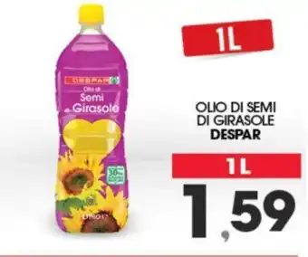 Eurospar OLIO DI SEMI DI GIRASOLE DESPAR 1L offerta