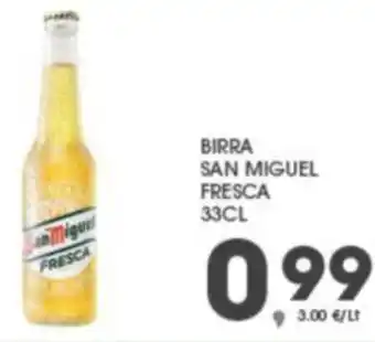 Eurospar BIRRA SAN MIGUEL FRESCA 33CL offerta