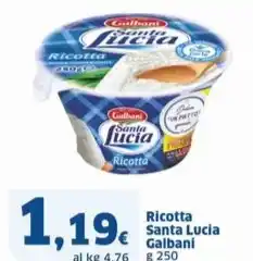 Sigma Ricotta Santa Lucia Galbani offerta