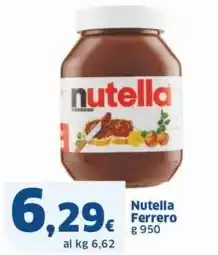Sigma Nutella Ferrero g 950 offerta