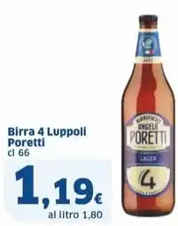 Sigma Birra 4 Luppoli Poretti cl 66 offerta