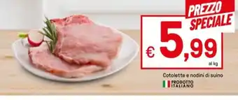 Iper La Grande Cotolette e nodini di suino offerta