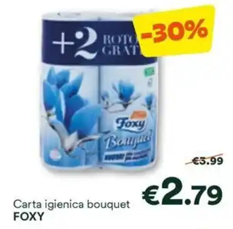 Unes Carta igienica bouquet FOXY offerta