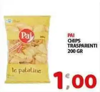 Mio Market PAI CHIPS TRASPARENTI 200 GR offerta