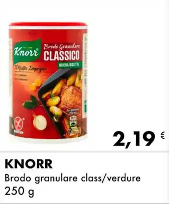 Iper Tosano KNORR Brodo granulare class/verdure 250 g offerta
