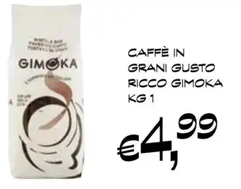 èccoMI CAFFÈ IN GRANI GUSTO RICCO GIMOKA KG 1 offerta