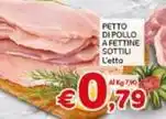 Crai PETTO DI POLLO A FETTINE SOTTILI L'etto offerta