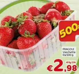 Crai FRAGOLE Vaschetta Da 500 g offerta