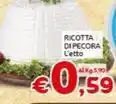 Crai RICOTTA DI PECORA L'etto offerta