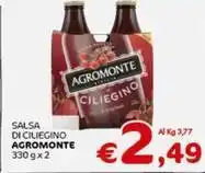 Crai SALSA DI CILIEGINO AGROMONTE AGROMONTE 330 g x 2 offerta